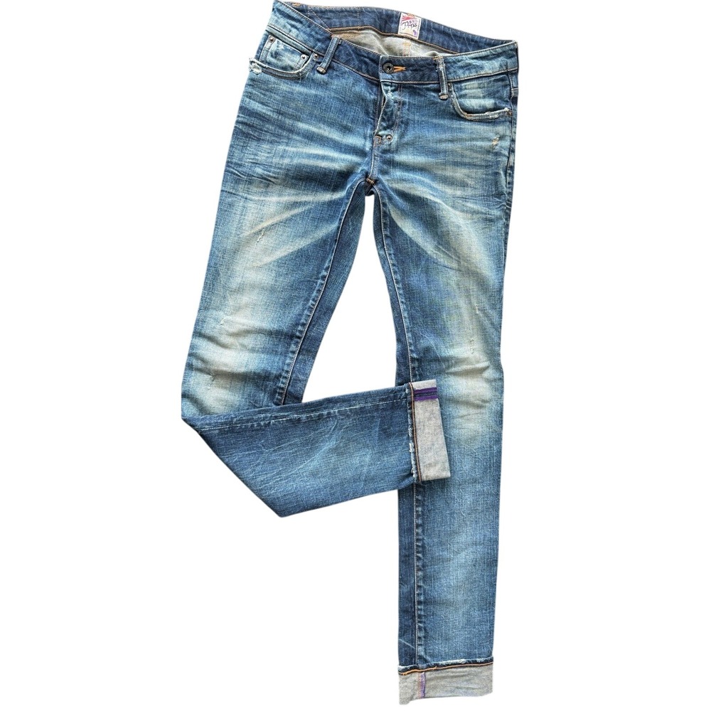 Prps Goods & Co Japanese Selvedge Denim Jeans Tagged 26 (fits 31x35) Distressed